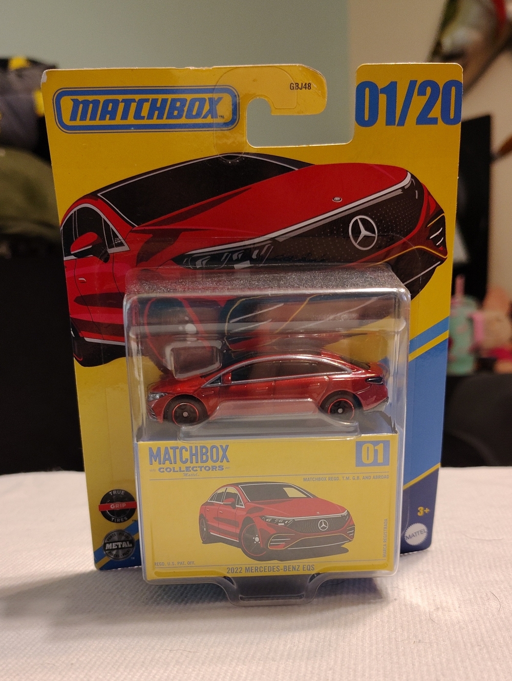 Matchbox 2022 Mercedes‑Benz EQS Collector Car - Red